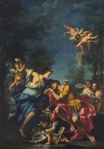 Rinaldo ja Armida. tekijältä Giovanni Angelo Borroni