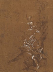 Pyhän Vilhelmin Akvitanialaisen visio, 1650-luvun loppu. tekijältä Giovanni Angelo Canini
