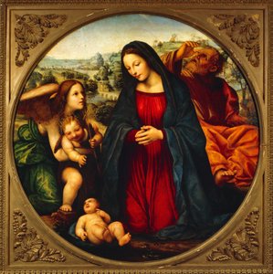 Pyhä perhe, Giovanni Antonio Bazzi, joka tunnetaan nimellä Sodoma (1477-1549)