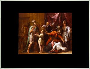 Lucretian kuolema (kangas) tekijältä Giovanni Antonio Burrini or Burino
