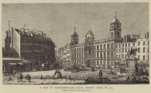 Näkymä Northumberland Housesta, Charing Crossista, vuonna 1753 tekijältä Giovanni Antonio Canal