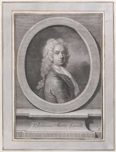 Anton Maria Zanetti vanhemman muotokuva, n. 1725. tekijältä Giovanni Antonio Faldoni