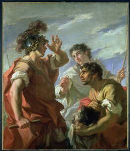 Caesar ennen Aleksandriaa, 1724-25 tekijältä Giovanni Antonio Pellegrini