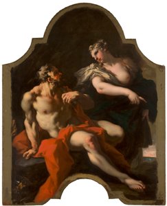Mytologinen tai allegorinen esitys tekijältä Giovanni Antonio Pellegrini