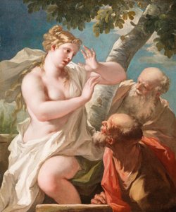 Susanna ja vanhimmat tekijältä Giovanni Antonio Pellegrini