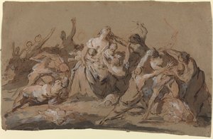 Viattomien verilöyly tekijältä Giovanni Antonio Pellegrini