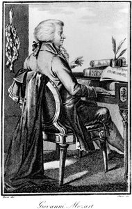 Wolfgang Amadeus Mozart, itävaltalainen säveltäjä, c1784-1827