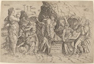 Hautaus tekijältä Giovanni Antonio da Brescia, after Andrea Mantegna