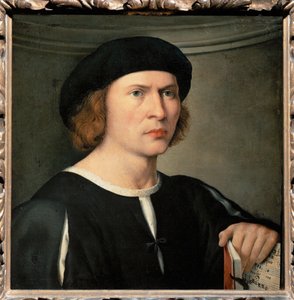 Muusikko (maalaus kankaalle) tekijältä Giovanni Antonio de