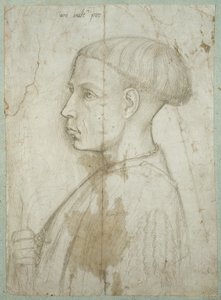 Nuoren miehen rintakuva profiilissa, 1430-40 tekijältä Giovanni Badile