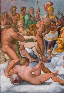 The Assembly of Gods, yksityiskohta numerosta 3606292, noin 1560 (fresko)
