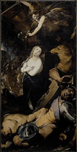 Pyhän Katariinan marttyyrikuolema Ceranon maalaus (Giovan Battista Crespi) (1567 / 8-1632) Milano, Santa Maria presso San Celso Italia