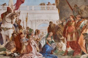 Aleksanteri Suuren pidättyvyys (yksityiskohta) tekijältä Giovanni Battista Tiepolo