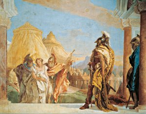 Eurybates ja Talthybius johtivat Briseisin Agamemnoniin