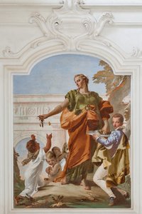 Anteliaisuus lahjojen jakamisessa tekijältä Giovanni Battista Tiepolo