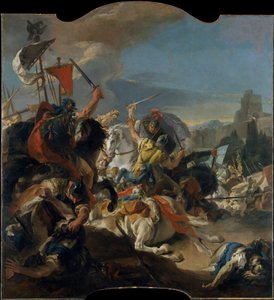 Vercellaen taistelu tekijältä Giovanni Battista Tiepolo