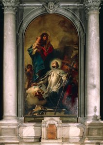 Neitsyt ilmestyy Pyhälle Johannes Nepomukilaiselle tekijältä Giovanni Battista Tiepolo