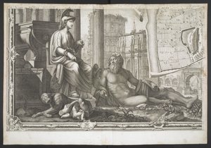Figuurit ja veistokset Rooman uudesta suunnitelmasta, jonka on tuonut esiin G. Nolli tekijältä Giovanni Battista (after) Nolli