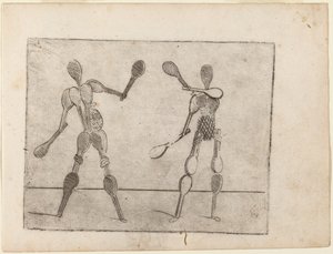 Teoksesta "Bizzarie di different figures" tekijältä Giovanni Battista Bracelli