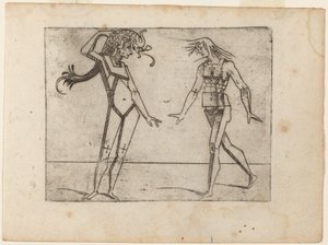 Teoksesta "Bizzarie di different figures" tekijältä Giovanni Battista Bracelli