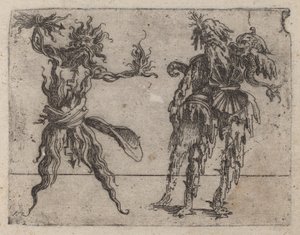 Teoksesta "Bizzarie di different figures" tekijältä Giovanni Battista Bracelli