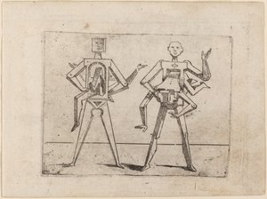 Teoksesta "Bizzarie di different figures" tekijältä Giovanni Battista Bracelli