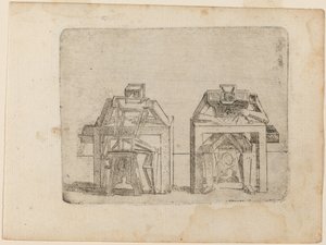 Teoksesta "Bizzarie di different figures" tekijältä Giovanni Battista Bracelli