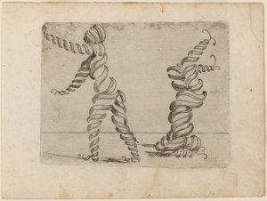 Teoksesta "Bizzarie di different figures" tekijältä Giovanni Battista Bracelli