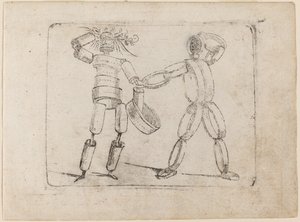 Teoksesta "Bizzarie di different figures" tekijältä Giovanni Battista Bracelli
