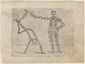 Teoksesta "Bizzarie di different figures" tekijältä Giovanni Battista Bracelli
