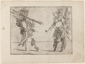 Teoksesta "Bizzarie di different figures"