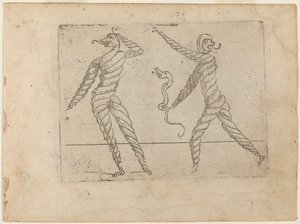 Teoksesta "Bizzarie di different figures"