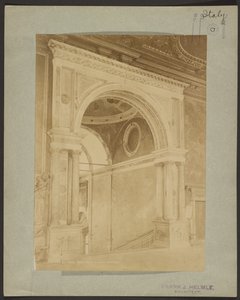 Venetsia - ovi S. Rocco School - Vestibule - eteinen tekijältä Giovanni Battista Brusa