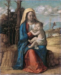 Madonna ja lapsi tekijältä Giovanni Battista Cima da Conegliano