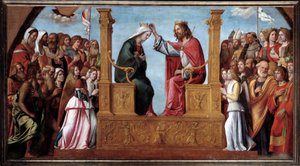 Neitsyen kruunaus (maalaus, vuoden 1510 jälkeen) tekijältä Giovanni Battista Cima da Conegliano