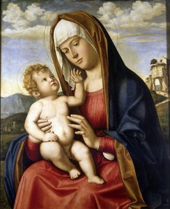 Neitsyt ja lapsi tekijältä Giovanni Battista Cima da Conegliano