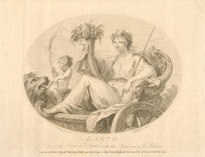 Maa, kaiverrettu Francescco Bartolozzi (1727-1815), julkaistu Lontoossa 1803 (litografia).