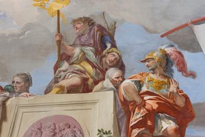 Iphigenian uhri (Sacrificio di Ifigenia), yksityiskohta