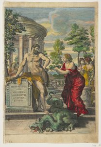 Etupuoli ja nimilehti Hesperideistä, 1646 tekijältä Giovanni Battista Ferrari
