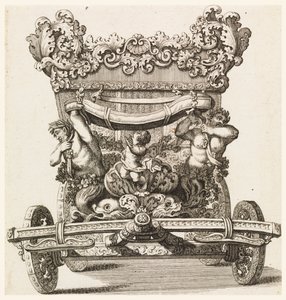 Näkymä ensimmäisestä vaunusta edestä (1686 Lord Castlemaine, Andrea Cornelly Ciro Ferrin jälkeen, 1687-1700