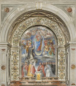 Our Lady of the Rosary, noin 1615 tekijältä Giovanni Battista Maganza