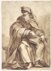 Istuva Profeetta tekijältä Giovanni Battista Merano