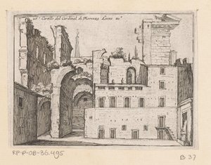 Resten van het Serapeum te Rome Kardinaali di Fiorenza Leone XI:n cartille (otsikko esineessä) Gezichten op Rome (sarjan nimi) Muutamia näkymiä Rooman asumattomista paikoista (sarjan nimi)
