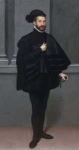 Ritari mustassa. 1567 tekijältä Giovanni Battista Moroni