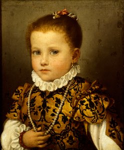 Redettin perheen tyttö tekijältä Giovanni Battista Moroni