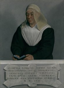 Lucrezia Agliardi Vertova 1490-1558, 1557. tekijältä Giovanni Battista Moroni