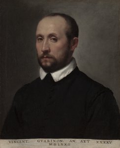 Vincenzo Guarignonin muotokuva, n. 1572. tekijältä Giovanni Battista Moroni