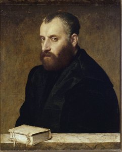 Tutkijan muotokuva (öljy kankaalle tekijältä Giovanni Battista Moroni