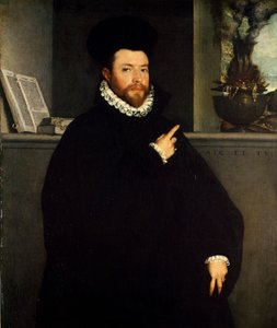 Giovanni Battista Moronin muotokuva terveestä miehestä (noin 1525-1578) tekijältä Giovanni Battista Moroni