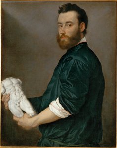 Kuvanveistäjä Alessandro Vittoria (maalaus kankaalle) tekijältä Giovanni Battista Moroni